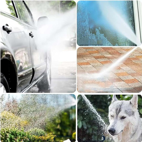 Hidrolavadora a presión portátil + 2 Baterías